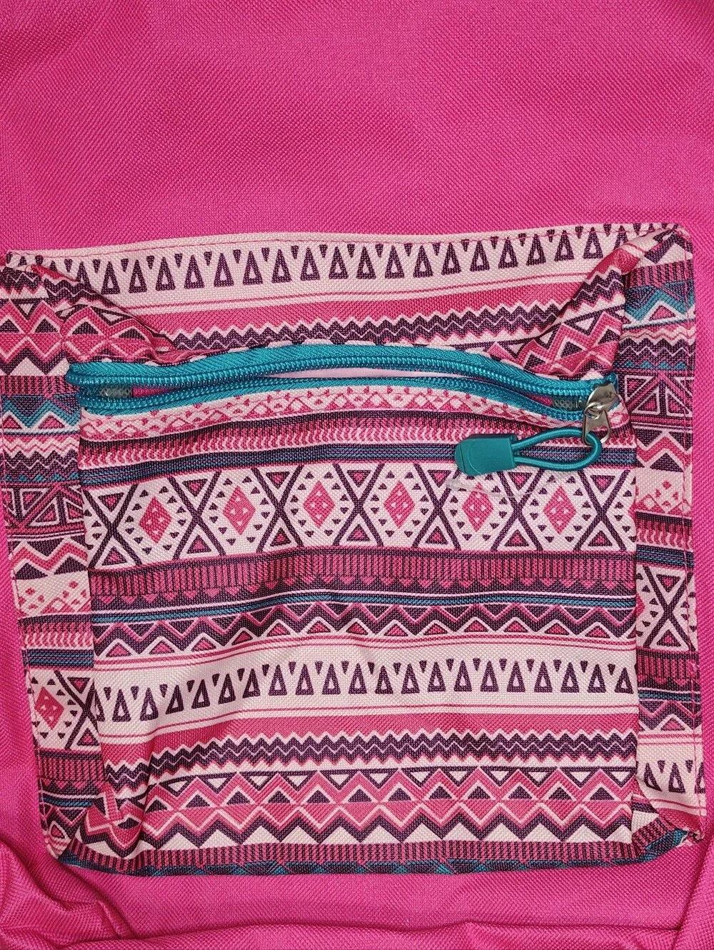 Women’s Bright Pink Aztec Print Sweater